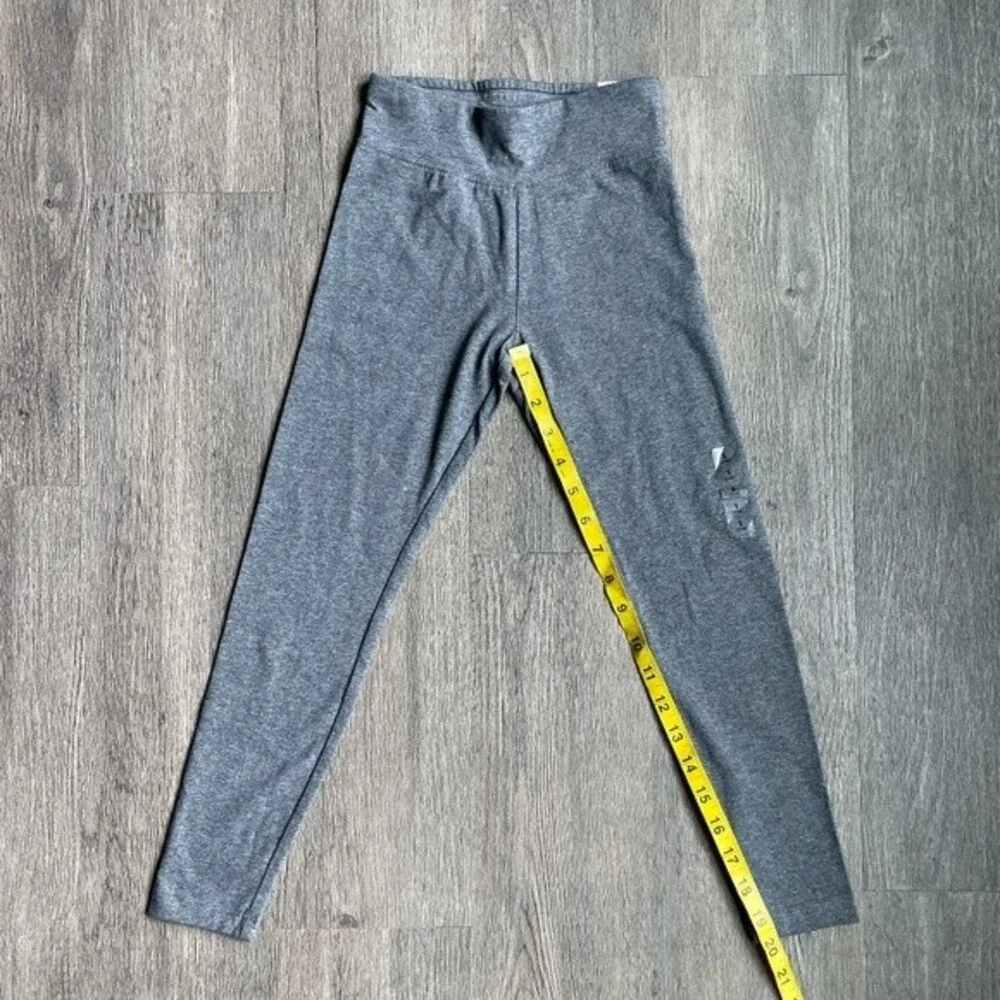 NWOT Justice Full Length Leggings Dark Grey S (7/8)
